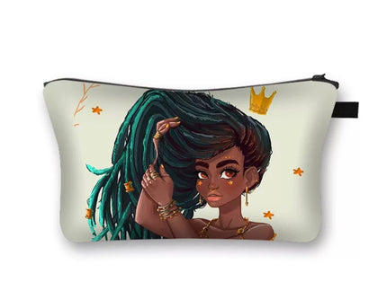 RAIRI-Nubian Queen Cosmetic Bag